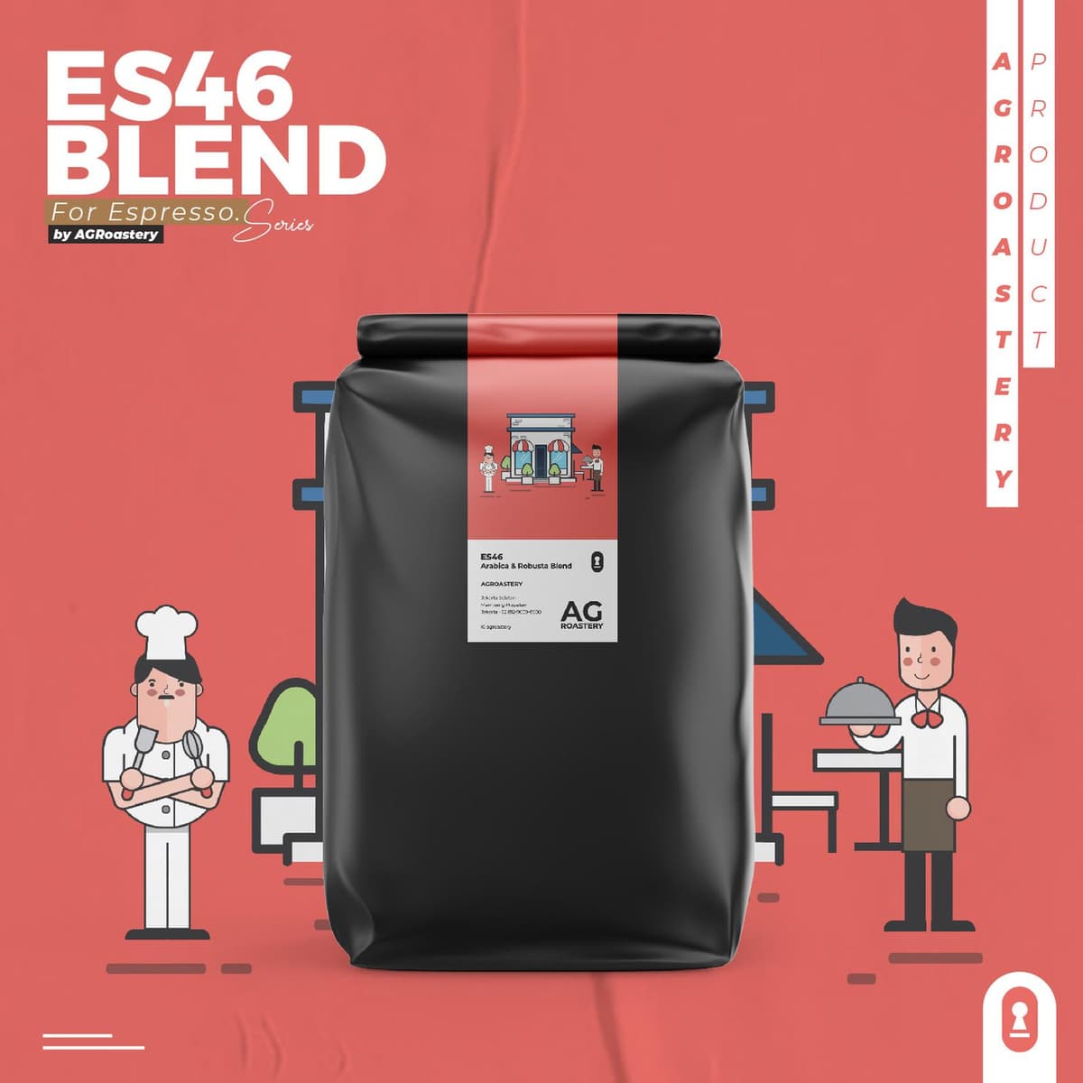 House Blend Espresso - Arabica & Fine Robusta - ES46