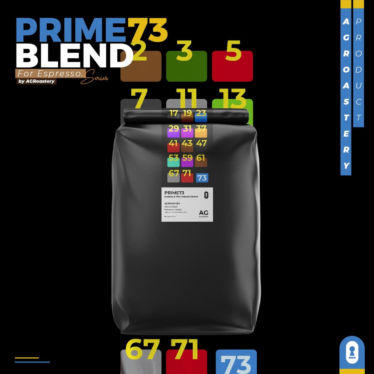 House Blend Espresso - Arabica & Fine Robusta - PRIME73